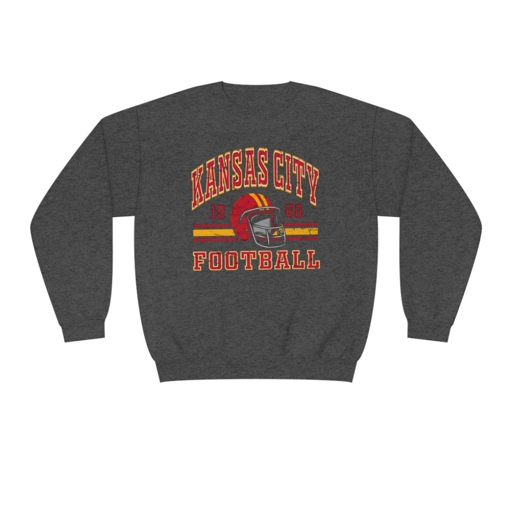 Kansas City Football Sweatshirt 1960‎ NFL Team Crewneck Small Taylors Boyfriend